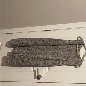 Gray Knit Sleeveless Dress